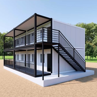 Maison préfabriquée modulaire en conteneur de 20 pieds, mini-maison, maison préfabriquée en conteneur, casa contenedor