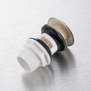 Desagüe de <span class=keywords><strong>lavabo</strong></span> de plástico ABS de venta directa de fábrica con filtro de desagüe de clic-clac y tapón de desagüe para <span class=keywords><strong>lavabo</strong></span> de baño - Product Image 2