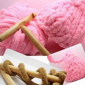 20mm đa màu Chunky Crochet sợi đan dệt chăn lõi Dải dòng băng Dải sợi cho nghề thủ công tự làm - Product Image 6