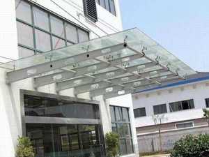 Auvents en <span class=keywords><strong>verre</strong></span> trempé pour toits, 8 mm, 10 mm, 12 mm, solides, pour salles de bain, escaliers extérieurs, entrées industrielles, hôtels, entrepôts - Product Image 2