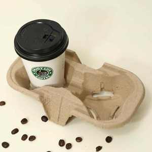 Portavasos Desechable Zero Waste con 2/4/6 Ranuras, Bandeja de Papel, Empaque Sostenible para Bebidas, para Francia y Alemania - Product Image 2