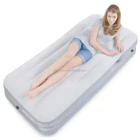 Airbed gonfiabile ecologico con il materasso gonfiabile del singolo airbed dello schienale regolabile