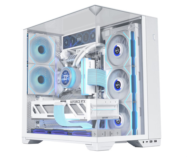 X400 Full Tower Gaming PC Case ATX Tempered Glass with Back-Connect Design