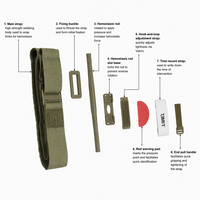 Winch-Style-Tourniquet: Notfall-Verbandgurt aus Nylon für den Außenbereich, geeignet für medizinische Outdoor-Kits