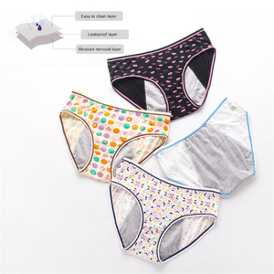 Braguitas Menstruales de Cintura Media-Alta, Coloridas, de 3 Capas, para Adolescentes y Jóvenes - Product Image 5