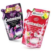 Pochettes souples à bec verseur Haodong pour détergents, cosmétiques, gels douche, savons exfoliants, lessive – Recharge liquide 1 L