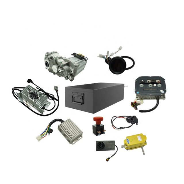 SiAECOSYS AC 4000W 72V Mid Drive Motor Lithium Battery Conversion Kits for E-rickshaw New Condition Permanent Magnet Synchronous