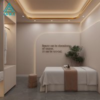 Meuble de rangement LED étanche et écologique sur mesure pour salon de beauté, présentoir OEM pour spa commercial