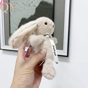 QY Long-Eared <b>Rabbit</b> Plush Keychain <b>Soft</b> Stuffed Animal Pendant Bag Charm Claw Machine Prize Gift <b>Toy</b> - Product Image 4