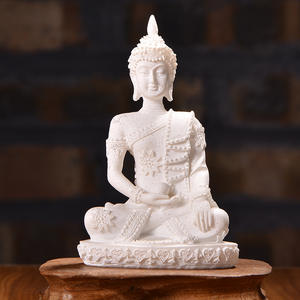 Statue décorative <span class=keywords><strong>en</strong></span> résine pour maison de dieu <span class=keywords><strong>bouddha</strong></span> d'<span class=keywords><strong>or</strong></span> noir, prête à être expédiée <span class=keywords><strong>en</strong></span> asie thaïlande - Product Image 3