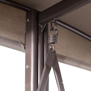 Chaise suspendue en métal, mobilier d'extérieur au design contemporain pour hôtel et parc - Product Image 4