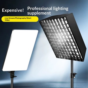 Influencer Livestream Fill-Light Remote-Controlled Dimmable Three-Color Temperature Softbox Photography Light 24-Inch Square - Product Image 5