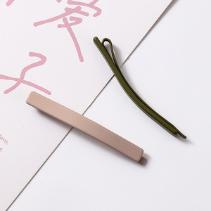 Hair <b>Clip</b> Side <b>Clip</b> 6.4cm Metal Women Daily Headdress Simple Line Design - Product Image 3