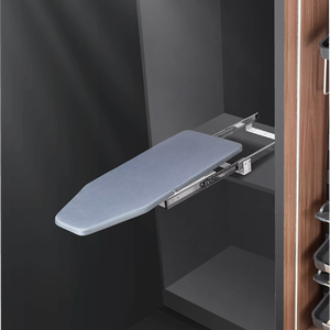 Planche à repasser rotative à 180 degrés Galaxy Wardrobe, <span class=keywords><strong>accessoire</strong></span> de placard avec panier intégré - Product Image 1