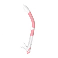 Set snorkel silikon dewasa untuk snorkeling kering dan menyelam di bawah air