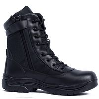 Bottes d'entraînement mi-mollet légères et respirantes en cuir de vache et tissu tressé, chaussures de randonnée antidérapantes toutes saisons