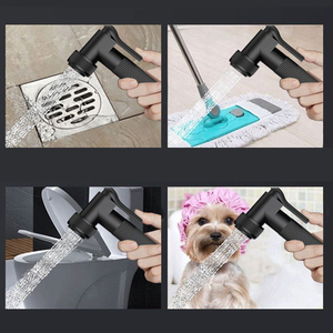 Ensemble de douche mural de luxe moderne noir mat en acier inoxydable avec mitigeur pour <span class=keywords><strong>hôtel</strong></span> et projets - Product Image 5