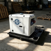Générateur Diesel Inverter 5KW 6KW 7KW Portable Silencieux 220V Démarrage Automatique 50Hz ATS AVR pour Yacht Croisière Maison Alimentation de Secours