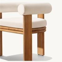 Vente en gros d'usine - Ensemble de meubles de jardin d'extérieur - Tables et chaises en teck massif imperméables - Luxe