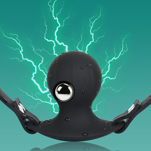 Ballon électrique en silicone sans fil télécommandé BDSM Mouth Gag Oral <span class=keywords><strong>Yoga</strong></span> Ball - Product Image 2