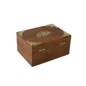 Caja de Regalo Rectangular de Madera MDF Hecha a Mano, Color Natural, Caja de Almacenamiento de Tesoros, Personalizable, Estilo Vintage, DSL-1001 - Product Image 4