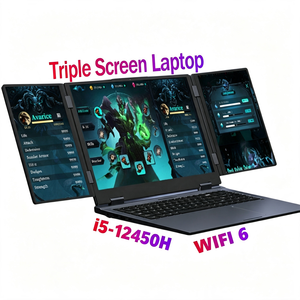 แล็ปท็อปจอใหม่เอี่ยมขนาด 16 นิ้ว + จอคู่ขนาด 10.5 นิ้ว 3 จอแบบ Triple Monitor ใช้หน่วยประมวลผล Core I7 รุ่นที่ 12 แรม 64GB รองรับการใช้งานแบบสามจอ - Product Image 1