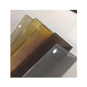 EVA kumaş filmi sertleştirilmiş lamine cam fabrika kaynağı iç dekoratif tel örgü katmanlı sertleştirilmiş lamine cam