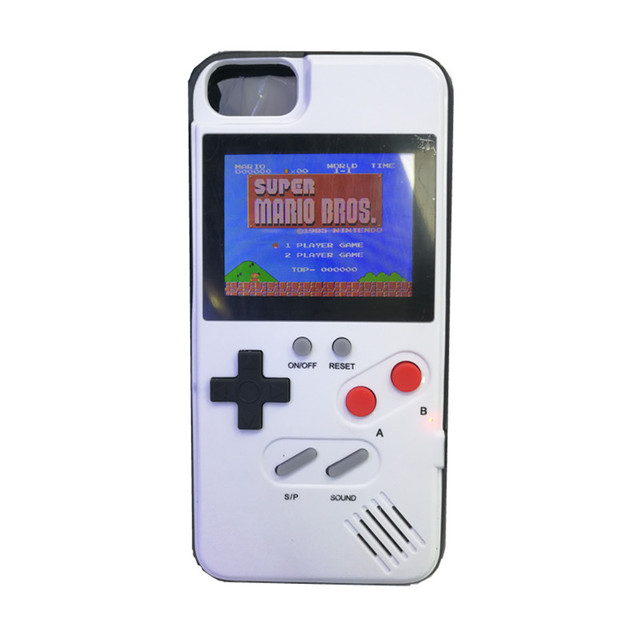 Handheld Retro Game Consoles Silicone Phone Case Armor Cover Game Player for Iphone 6 7 8 Plus 13 14 15 16Pro Mx Samsung