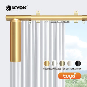 Rail de rideau électrique elliptique intelligent KYOK Tuya WiFi - Kit de rail motorisé intelligent pour hôtel et villa - Product Image 1