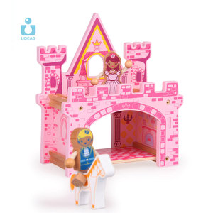 Jouets éducatifs pour enfants, blocs de construction <span class=keywords><strong>en</strong></span> <span class=keywords><strong>bois</strong></span>, maison de poupée, château, puzzles 3D - Product Image 3