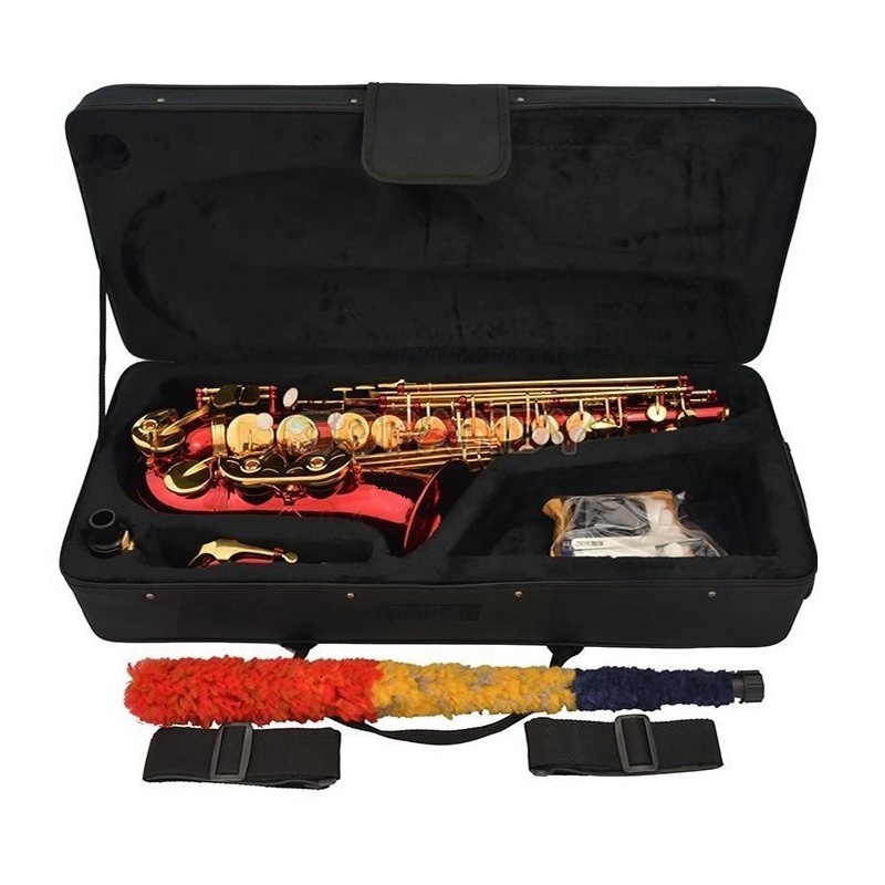 SEASOUND OEM High Quality Cheap Red Body Lacquer Keys Alto