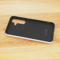 Film de sublimation 3D 2-en-1 personnalisé vierge pour coques de téléphone portable, PC/TPU, anti-rayures, antichoc, blanc et noir