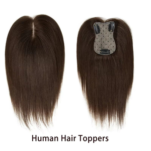 <span class=keywords><strong>Toppers</strong></span> <span class=keywords><strong>de</strong></span> cheveux humains européens pour cheveux clairsemés Topper en soie à faible densité avec grande base <span class=keywords><strong>Toppers</strong></span> <span class=keywords><strong>de</strong></span> cheveux humains pour bébés - Product Image 2