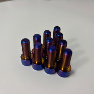Bulloni esagonali a testa cilindrica in lega di titanio TC4 (Ti-6Al-4V) M5/M6/M8 modificati appositamente per Applicable/Surron/Yozma In10 - Product Image 6