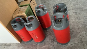 12,5 KG LPG Revestimiento de plástico Fibra de vidrio Compuesto Cilindros de propano Buen <span class=keywords><strong>precio</strong></span> Cilindro de <span class=keywords><strong>gas</strong></span> LPG - Product Image 6