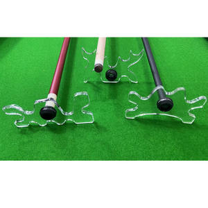 Portable Transparent Snooker Pool Cue Stick Moosehead Étagère Supports Clair Amovible Slip-On Acrylique Billard Pont Tête - Product Image 3