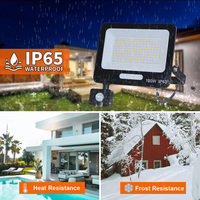 KCD 6500K Sensor de movimiento Reflectores Exterior Blanco frío Producto caliente Moderno 20W 30W 50W 100W 150W 200W 300W Luz de inundación LED