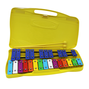 <span class=keywords><strong>Xylophone</strong></span> <span class=keywords><strong>chromatique</strong></span> coloré à 25 notes avec touches métalliques, instrument de musique pour enfants - Vente chaude - Product Image 2