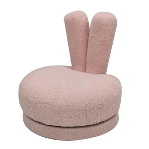 Poltroncina Girevole per Bambini, Divano Singolo per Neonati, Seduta Carina in Sherpa, Mini Divano Pigro alla Moda - Product Image 1