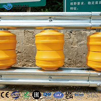 Système de barrière de sécurité routière anti-collision MASH TL-4, barrière rotative absorbant l'énergie, barrière de sécurité routière