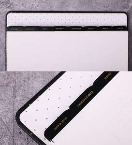 <span class=keywords><strong>Agenda</strong></span> de tapa dura con espiral <span class=keywords><strong>oculta</strong></span>, planificador de doble cable B5 con banda elástica de papel, <span class=keywords><strong>agenda</strong></span> de tapa dura con pestañas troqueladas - Product Image 5