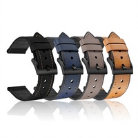 Bracelets compatibles pour montre GT2/GT3, en cuir véritable, avec boucle à ardillon recouverte de TPU, montre de sport universelle 46/42mm
