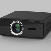 Vente en gros de projecteurs de cinéma intelligents portables de poche LED Android Wifi BT 3D, mini projecteur LCD de haute définition pour téléphone portable