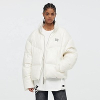 Veste matelassée pour homme personnalisée, vêtements d'hiver pour homme, veste en duvet d'oie qui brille dans le noir