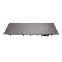 Nouvelle arrivée : Lit de camping moderne en alliage d'aluminium, pliable, réglable en hauteur, portable, pour une personne