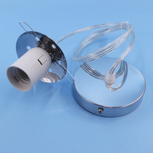 Clip paralume E27 vite supporto Base in plastica con filo LED Base pendente E27 portalampada - Product Image 4