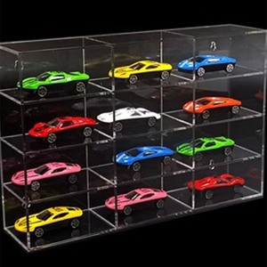 Akrilik vitrin 18 bölmeler temizle vitrin organizatör 6 katlı Matchbox ekran kabine için bebekler Trendy - Product Image 6