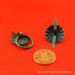 Tirador de cajón de estaño verde antiguo de 19 mm, duradero, con diseño rústico - Product Image 5
