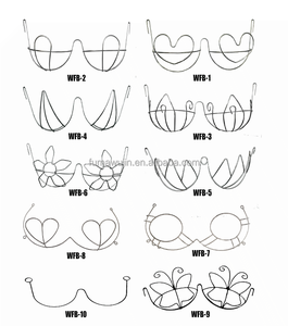 Penjualan laris bra bentuk bunga bentuk kupu-kupu gaya pengiriman cepat bra kawat kawat kawat tahan karat karnaval