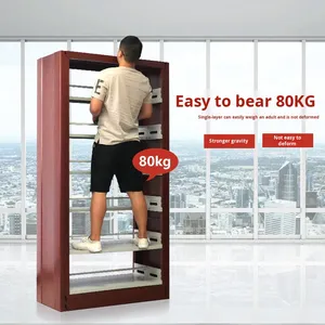 Le Chạy Hiện Đại Thép Trẻ Em Của Kệ Sách Thân Thiện Với Môi Có Thể Điều Chỉnh 5-Lớp Lưu Trữ Giá Cho Thư Viện Trường Đọc Phòng Hiển Thị - Product Image 1